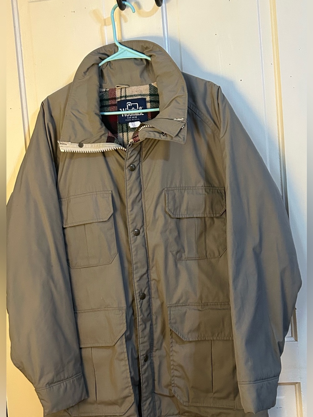 Vintage Woolrich Made in USA Mountain Parka size L/XL no hood